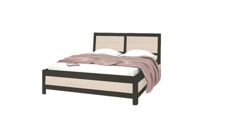 Капрі Ліжко-160 венге магія/венге світле + ламелі (КІТ) Акція фотографія