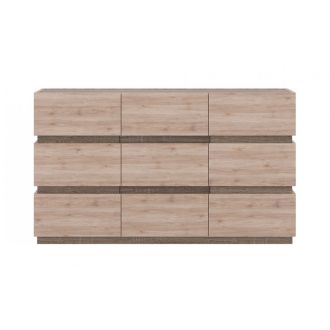 Лаєр Комод KOM 2D3S дуб сонома трюфель/дуб Сан-Ремо світлий Гербор фотографія