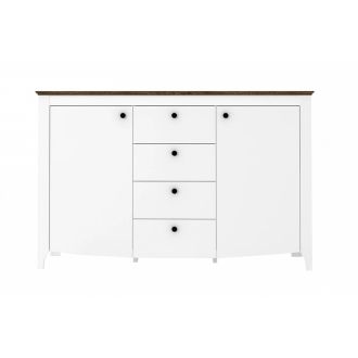 Каріна Комод KOM 2D4S  німфея альба/дуб сонома трюфель Гербор фотографія