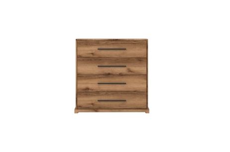 Стемма Комод KOM 4S дуб делано темний Гербор фотографія