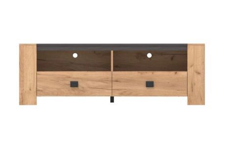 Шелби Тумба ртв RTV2S дуб крафт золотой/ясень серфсайд железный Гербор фотография