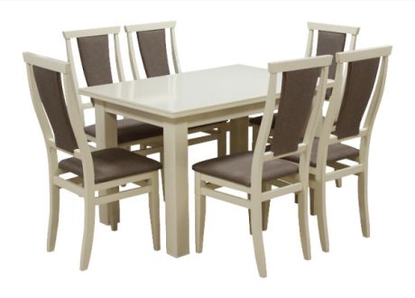 Стол Классик 160х90+40 + Стул Марек-1 фотография