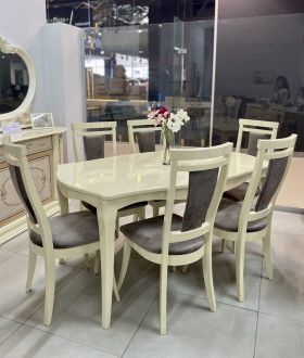 Стол Маркиз 160х92+44 + Стул Маркиз фотография