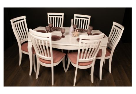 Стол Маркиз 160х92+44 + Стул Маркиз-2 фотография