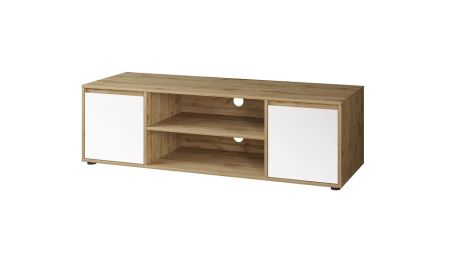 Нітро Софт Тумба ТВ 2Д дуб вотан/білий Сокме фотографія