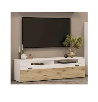 Джейкоб  Тумба ТВ 1д  дуб вікінг/білийСокме фотографія