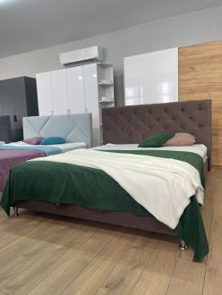 Ліжко Нью-Йорк 160х200 з металевим каркасом у Лаурі 06 ВНД Луцьк Акція фотографія