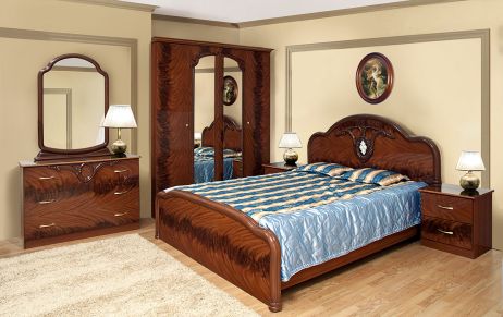 Лаура Комплект спальні з шафою 4Д Світ Меблів фотографія