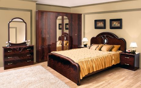 Лаура Комплект спальні з шафою 6Д Світ Меблів фотографія