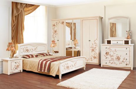 Ванесса Комплект спальні з шафою 6Д Світ Меблів фотографія