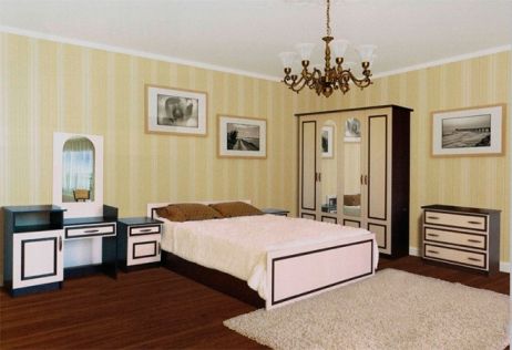 Кім Комплект спальні світлий венге Світ Меблів фотографія