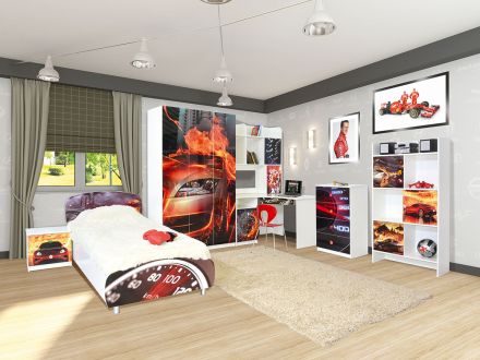 Мульти Гонки Дитяча Світ Меблів фотографія