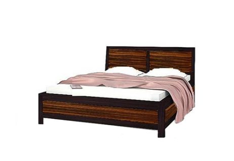 Капрі Ліжко-160 (каркас+вклад) венге магія/маккасар Гербор Акція фотографія