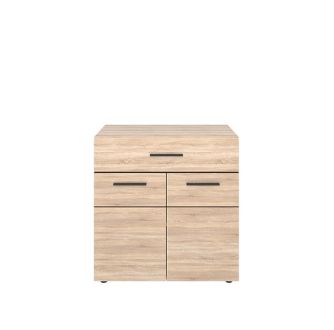 Соло Комод 2D1S дуб сонома/темне венге ВМВ Холдинг фотографія