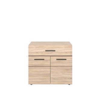 Соло Комод передпокою 2D1S дуб сонома/темне венге ВМВ Холдинг фотографія