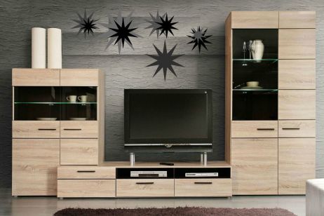 Соло Вітальня 1 дуб сонома/темне венге ВМВ Холдинг фотографія