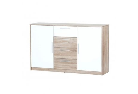 Ріко Комод 2D4S дуб сонома/білий ВМВ Холдинг фотографія