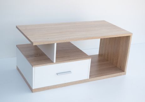 Сия Стол журнальный дуб сонома/белый ВМВ Холдинг фотография