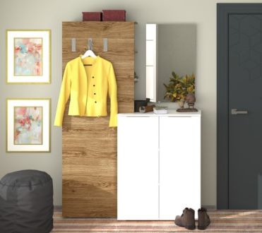 Вербена Передпокій  дуб стірлінг/білий ВМВ Холдинг фотографія