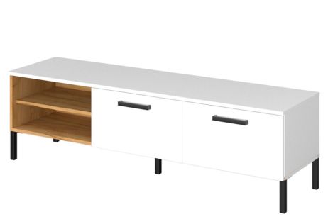 Сантес Шафкa під ТВ 2K білий/дуб крафт золотий ВМВ Холдинг фотографія