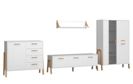 Бель Вітальня 1 білий ВМВ Холдинг фотографія