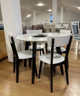 Стол Марс D=100 + стул Тор фотография