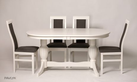 Стол Амфора 160х90+40 + стул Вест фотография