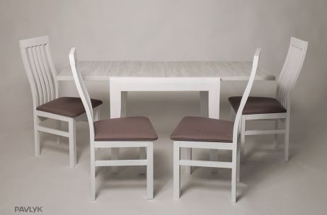 Стол Мальта 80х65+80 + стул Модерн фотография