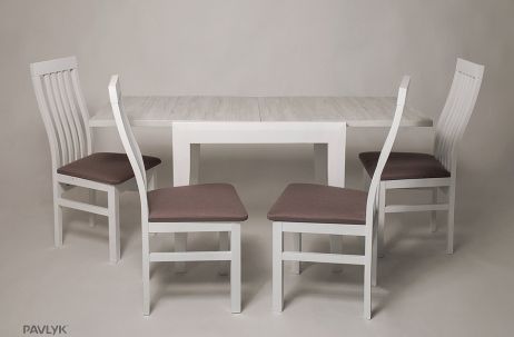 Стол Мальта  120х90+120 + стул Модерн фотография