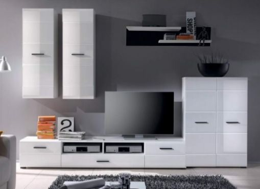 Вушер Вітальня 2 Німфея альба/білий глянець Гербор фотографія