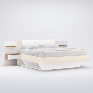 Асті Тумби приліжкові приставні (2 шт.) Дуб крафт/білий глянець Міромарк фотографія