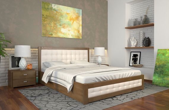 Рената Д Ліжко 160х200 з підйомним механізмом сосна Арбор Древ фотографія