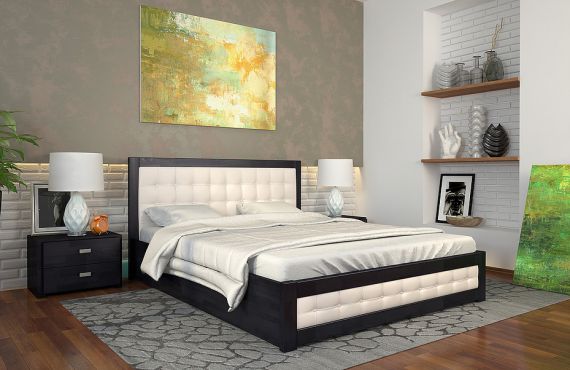 Рената Д Ліжко 180х200 з підйомним механізмом сосна Арбор Древ фотографія