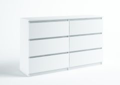 Агнес Комод 6 шх. Білий Міромарк