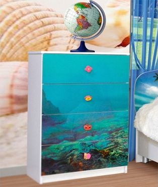 Мульти Дельфіни Комод Світ Меблів фотографія