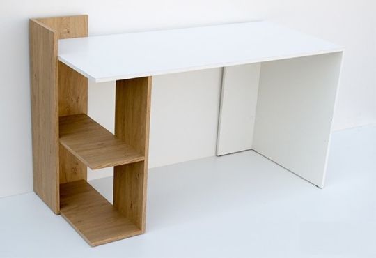 Стол HO shelf белая платина / дуб каменный ВМВ Холдинг фотография