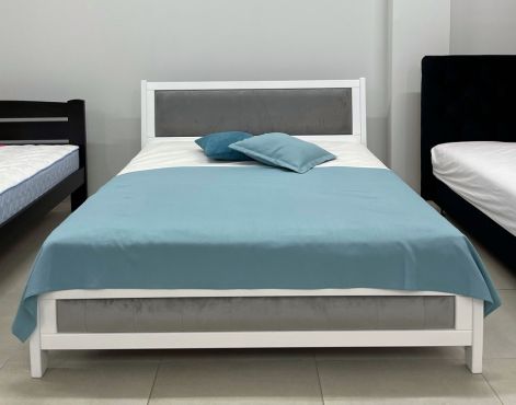 Магнолия Кровать 160х200 белый ривьера80 фотография