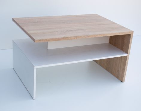 Фрида Стол журнальный дуб сонома/белый ВМВ Холдинг фотография